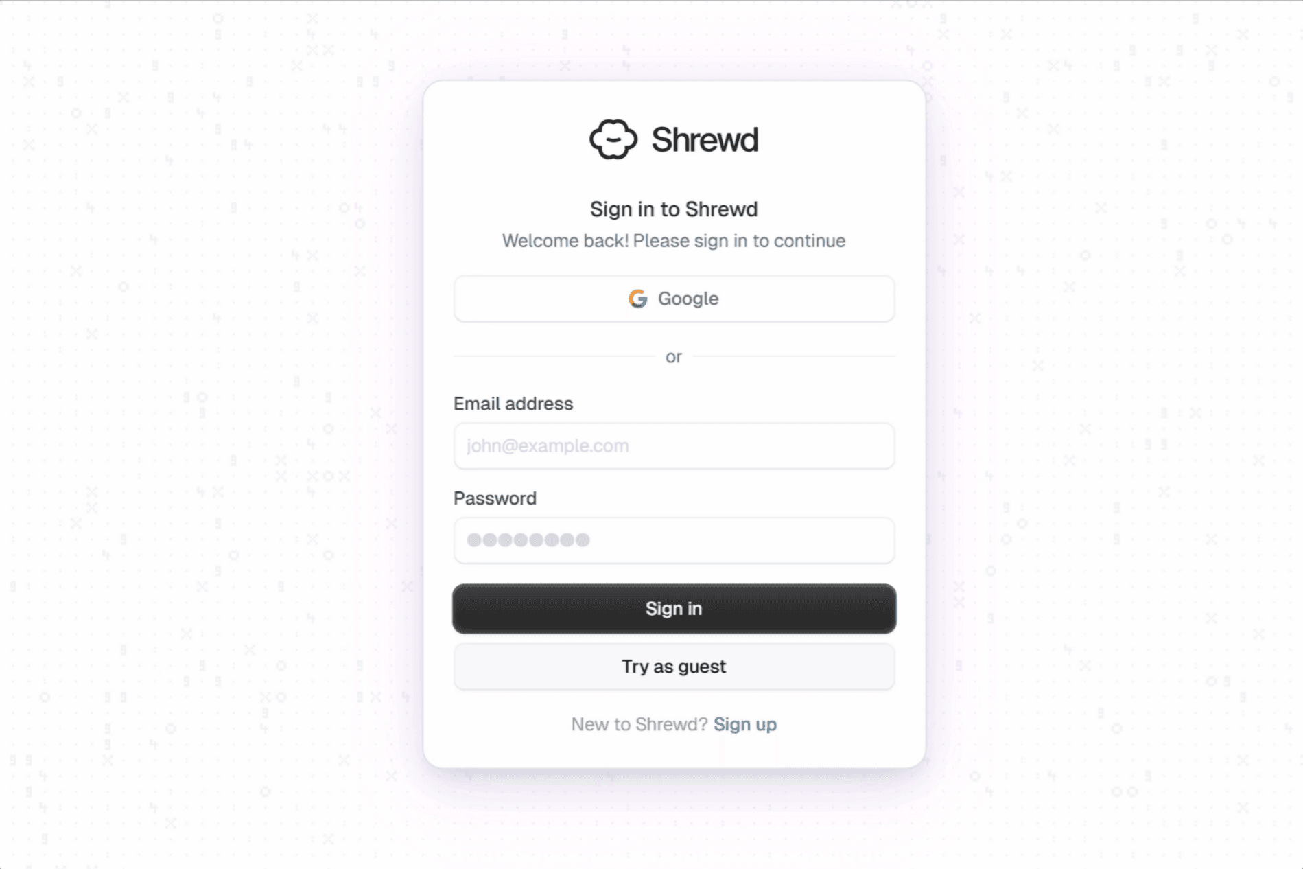 Animated ASCII Login Form